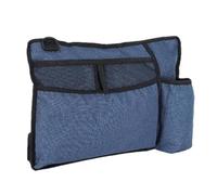 Teksome Sac de rangement pour déambulateur | Sac de rangement multi-poches pour poussette, pochette manuelle pour fauteuil roulant avec porte-gobelet pour portefeuille, tasse d'eau