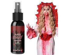 Teksome Sang Artificiel Lavable - Sang Artificiel Vampire - Peinture Corporelle 50ml Pour Costume, Beauté, Déguisement, Maquillage Du Visage Et Du Corps, Fête D'Halloween, Adultes Et , Zombie