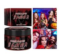 Teksome Sang De Scène - Sang Artificiel Vampire | Peinture Corporelle 50ml Pour Costume, Beauté, Déguisement, Maquillage Du Visage Et Du Corps, Fête D'Halloween, Adultes Et , Zombie Vampire