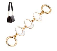 Teksome Sangle chaîne Sac à Main | chaîne en Forme Croissant Lune,Accessoires Remplacement chaîne pour Sacs à bandoulière et Divers Styles