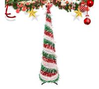 Teksome Sapin de Noël Artificiel - Sapin de Noël Dépliable Instantané,Décoration Fête Bureau Maison Toussaint Angle Porche Cheminée - pour Décoration d'Intérieur Fête des Mères Carnaval