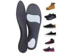 Teksome Semelles de soutien de la voûte plantaire,Semelles orthopédiques - Confort pour Hommes - intérieures de bottes de travail pour rester debout toute la journée, semelles