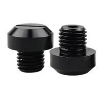 Teksome Trou rétroviseur pour Moto - Trou Miroir d'obturation Filetage Trou,Trou rétroviseur M10x1.25 vis Droite Gauche antirouille