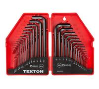 TEKTON 25253 Lot de 30 clés mâles hexagonales, (en pouces/métrique)