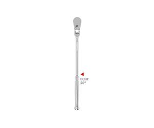 TEKTON 3/8 inch Drive x 12 inch Flex Head Bent Handle Long Ratchet | SRH23112