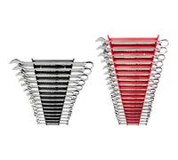 TEKTON Combination Wrench Set, 34-Piece (1/4-1 in, 6-24 mm) - Rack | WCB91301