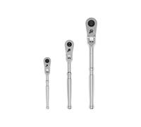 TEKTON Lot de 3 clés à cliquet à dégagement rapide 1/4", 3/8", 1/2", SRH92103