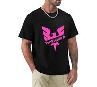 Tektonik Logo T-Shirt Sports Fan T-Shirts Tee Shirt Heavyweight T Shirts Short Sleeve Tee Men Black XL
