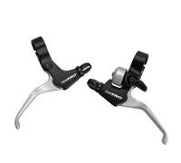 Tektro CL525 RS, CL520 RS MTB BMX Hybrid Brake Lever with Bell, Silver, MH1871-N