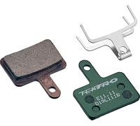 TEKTRO E11.11 Garniture de frein, 2 pistons, ressort d'écartement inclus, résine organique, vert, 3 pièces (1 kit)