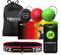 TEKXYZ® Balle de Réflexe avec App de Comptage et Communauté en Ligne