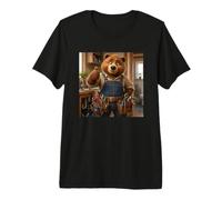 Tel père Tel Fils Ours Plombier Papa T-Shirt Haut de Gamme
