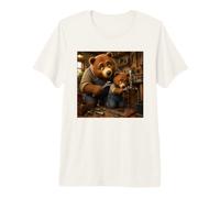 Tel père Tel Fils Ours Plombier Papa T-Shirt Haut de Gamme