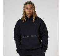Tela Cruz Men's Over The Head Hoodie Blackout (same word in French) Petit Male