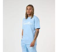 Tela Cruz Men's Oversized Design T-Shirt Bleu Placide Small Male