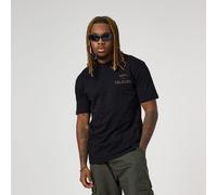 Tela Cruz Men's Oversized T-Shirt Noir/Taupe X Small Male