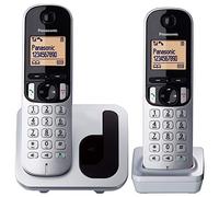 Téléphone Sans Fil Panasonic Corp. DUO KX-TGC212SPS (2 pcs) Noir/argenté G