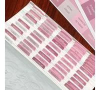 TELAIN 75 pièces de marque-pages de Bible laminés, grands autocollants imprimés, faciles à lire et à placer, marque-pages de Bible pour femmes et hommes (Blanc Rose)