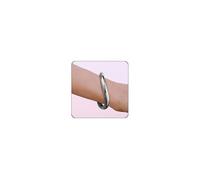 TELAIN Élégance Bracelets dorés 11 designs pour femmes - Charnières tendance, largeur ouverte, bracelets dorés épais, bracelets minimalistes irréguliers - Cadeau de bijoux, argenté, L