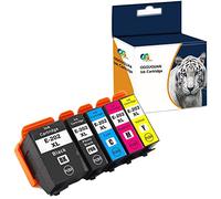 Teland 202 Cartouche d'encre Compatible Remplacement 202XL 202 XL pour Epson Expression Premium XP-6000 XP-6005 XP-6001 XP-6100 Imprimante (Pack de 5)