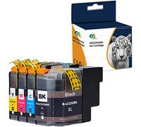 Teland Compatible Brother LC22U XL LC22UBK LC22UC LC22UM LC22UY Cartouches d'encre pour Brother DCP-J785DW MFC-J985DW, Encre Brother à Haut rendement (1 Noir, 1 Cyan, 1 Magenta, 1 Jaune)
