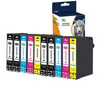 Teland Compatible pour Epson 502 502XL Cartouches d'encre pour Epson Expression Home XP-5100 XP-5105, Workforce WF-2860DWF WF-2865DWF WF-2860 WF-2865 (4 Noir, 2 Cyan, 2 Magenta, 2 Jaune)