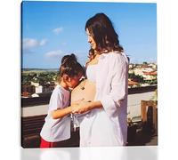 Telastampa Tableau sur Toile Photo Personnalisé, Cadre en Bois Compressé - Toile Personnalisée Photo - Cadre Photo Personnalisé en Haute Définition - Idée Cadeau: Anniversaires, Mariage (40x30)