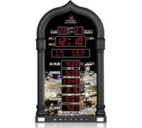 Telawah Azan Horloge Murale Athan - LED - Horloge de prière Musulmane - pour Lecture à la Maison/Bureau/mosquée - Décoration d'intérieur