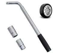 Téle à choux, outil de retrait des écrous à roue, ensemble de clés déménagement écrou télescopique avec une prise 17/19 mm et 21/23 mm pour les roues automobiles, pneu