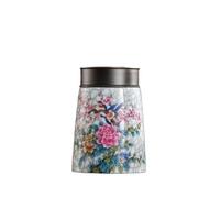 Téle de rangement de thé en céramique bijoux coton coton coton coton couvercle couvercle de thé de thé portable pot de rangement scellé portable aromathérapie bouteille de bouteille de bouteille