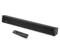 TELE System Barre de Son TS5430W Sonic 30W Bluetooth 5.0, 12V avec HDMI Arc, AUX, USB, pour TV et Caravane - Son Puissant, Design Compact, câble de Voiture Inclus, Lecteur multimédia, télécommande