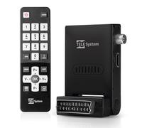 Tele System Mini Stealth Décodeur numérique terrestre avec Fonction Autoscan et LCN, Lecteur multimédia USB intégré-Télécommande Facile à Utiliser Incluse-Installation Plug & Play Via péritel ou HDMI
