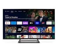 TELE System Smart TV 32 Pouces TS32FL SMG14 Android TV, DVB-T2/S2, Google Cast/Chromecast, Google Assistant, tivùsat HD, HbbTV, TV Pause, télécommande vocale, 12V/220V.