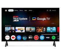 TELE System Smart TV 40" Full HD TS40LXFHDSMV15, optimisé par VIDAA, Wi-FI, DVB-T2/C/S2, certifié tivùsat, HbbTV, Netflix, DAZN, Design sans Cadre, contrôle Depuis Un Smartphone