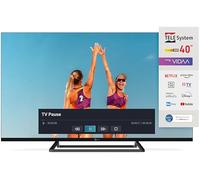 Telesystem Smart TV 40 pouces Full HD LED Frameless DVB‑T2 tivùsat HbbTV HDR10 Noir