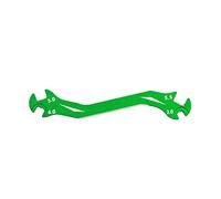 Télé télécommande Modèle d'outil Écrou de l'écrou Multi Turnbuckle Wrench 4 en 1 Clé en alliage pour l'entretien de la voiture RC et réparez la couleur verte 8,5 cm (Vert)