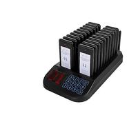 Téléavertisseur de Restaurant, système de radiomessagerie d'appel, récepteur de 20 sous-verres, système de file d'attente for restaurants, église, infirmière, clinique, téléavertisseurs sans fil