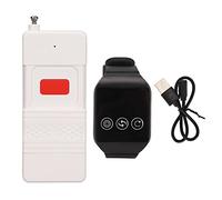Téléavertisseur sans Fil pour Soignant, Bouton d'urgence en Un Bouton D'appel SOS, Récepteur, Système D'alerte Infirmière, Montre-récepteur, Bouton D'alerte sans Fil