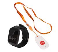 Téléavertisseur sans Fil pour Soignant, Système D'appel Intelligent Étanche sans Fil Sos, Système D'aide à Distance pour Les Patients à Domicile/Personnes Âgées/Patients/Handicapés