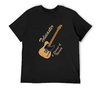Telecaster Therapy Men's Fashion T-Shirt Black L