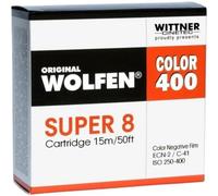 Téléchargement du scan Wolfen Color 400 Super 8, ISO 250-400 avec développement 2K
