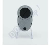 Teleco TVTXP868A02 Grise 868MHz - Émetteur 2 canaux pour portail, garage, store, parasol - Rolling Code + Goodie Domobip