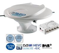 Antenne TV Omnidirectionnelle WING22 avec amplificateur AT412 5G, câble coaxial de 5m