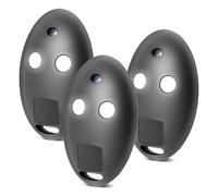 Telecomando Cancello, 3 pezzi 433 MHz Telecomando Compatibile con BFT MITTO2, 2 canali, Rolling Code per cancelli automatici