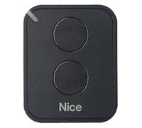Télécommande 2 boutons NICE FLO2RE ON2E/A pour portails et portes de garage RB400 RB1000 Noir