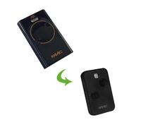 Télécommande 2 canaux d'origine FAAC XT2 433 SL 787014 pour automatisme de por