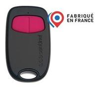 Télécommande 2 canaux - SCS SENTINEL - SimplyControl - Fuchsia, portée 40m, fréquence 433.92 MHz, pile lithium CR2032 inclus