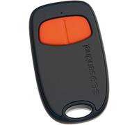 Télécommande 2 canaux - SCS SENTINEL - SimplyControl - Orange, portée 40m, fréquence 433.92 MHz, pile lithium CR2032 incluse