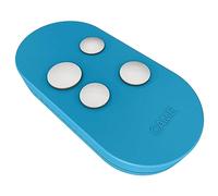 télécommande - 4 canaux - double fréquence - rolling code - bleu - came 806ts-0121