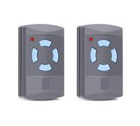 Télécommande 868 MHz pour Hormann HSM4 HSM2 HS1 HS2 HS4 HSZ1 HSZ2 HSP4 HSD2 HSE1/2/4 HS2/4 HSZ1/2,4 canaux ouvre-porte de garage télécommande contient 2 piles pour porte de garage Hörmann (2 pièces)